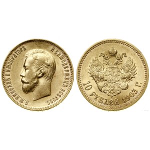 Russia, 10 rubli, 1903 (А-Р), San Pietroburgo