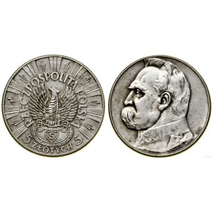 Poland, 5 zloty, 1934 S, Warsaw
