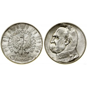 Poland, 5 zloty, 1938, Warsaw