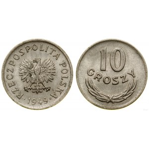 Poland, 10 groszy, 1949, Warsaw