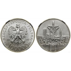Polonia, 100.000 PLN, 1990, USA