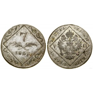 Austria, 7 krajcarów, 1802 C, Praga