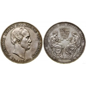 Germany, two-dollar posthumous = 3 1/2 guilders, 1854, Dresden
