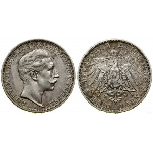 Germany, 3 marks, 1908 A, Berlin