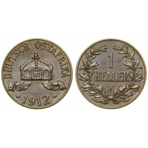 Niemcy, 1 halerz, 1912 J, Hamburg