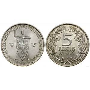 Niemcy, 5 marek, 1925 A, Berlin
