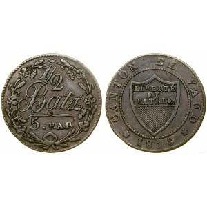 Szwajcaria, 1/2 batzena, 1818
