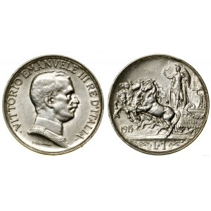 Italy, 1 lira, 1915, Rome