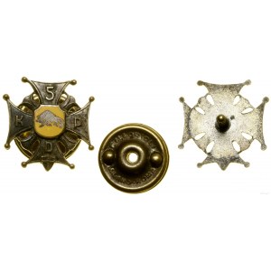 Poland, commemorative badge of the 5th Borderland Infantry Division (miniature), from 1944