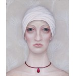 Iza Staręga, untitled from the series Women in scarves, men in helmets, 2024