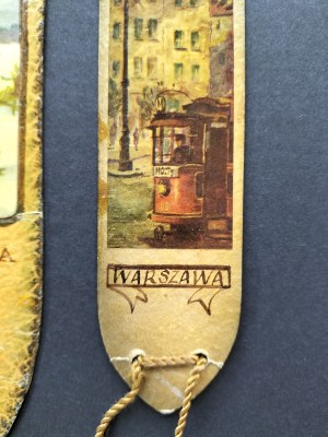 WARSAW. Set of 3 bookmarks [pre-1939?]