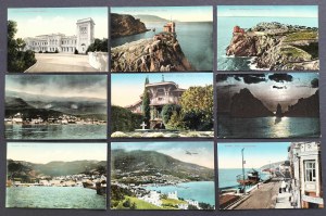 КРЫМЪ [KRYM] Set of 18 postcards. [1906/1910 ?]