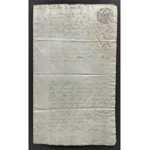 Rękopis dotyczący procesu pomiędzy baronem Janem Szretterem - Kapitanem Wojsk pruskich a Franciszkiem Porzeckim [1798]