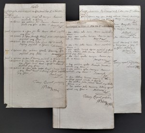 [RADOM] Manuscript reports on people arriving and departing for Radom [1789-1790].