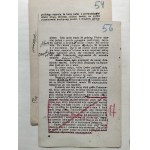 [Próchnik Adam Feliks] Rękopis - Obrona Lwowa [nowa wersja książki z roku 1918 - Obrona Lwowa od 1 do 22 listopada 1918] Warszawa [1938]