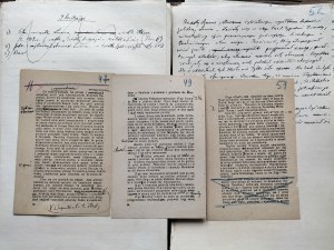 [Próchnik Adam Feliks] Manuscript - Obrona Lwowa [new version of the 1918 book - Obrona Lwowa od 1 do 22 listopada 1918] Warsaw [1938].