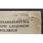 LISTA STARSZEŃSTWA OFICERÓW LEGIONÓW POLSKICH. Warszawa [1917]