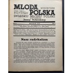 MŁODA POLSKA. Monthly ideological and political magazine of the Union of Young Poland. Set of issues 1-5. Warsaw [1937].