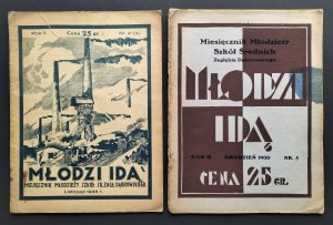 YOUTH GO ... Magazine of the youth of secondary schools of the Dąbrowsk district. R. II. Numbers: 4 and 5.Dąbrowa Górnicza [1933].