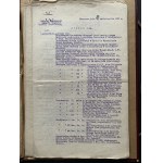 [Harcerstwo] Komenda Chorągwi Mazowieckiej. Teczka zawierająca rozkazy, sprawozdania, listy, instrukcje i inne. Warszawa [1922-30]