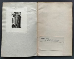 [Ex libris - Mieczyslaw Białous] GÓRECKI Roman - Z MYICH WSPOMNIEŃ O JÓZEF PIŁSUDSKIM. London [1942].