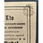 [Německé parlamentní volby 1912] JAKUBOWSKI Jan - Baczność! Polští voliči. Přečtěte si! Bochum [1911].