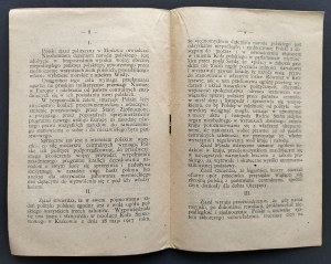 Polish Political Convention in Moscow July 21-26, st. 1917. Petrograd [1917].
