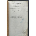 [Wielka Emigracja][Dedykacja autorska] MĄDROŚĆ POLSKA. Napisał LUDOMIR [KOMAR Tadeusz]. Paryż [1861]