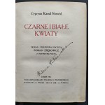 NORWID Cypryan Kamil - Czarne i białe kwiaty. Z portretem poety. Lwów [1910]