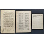 [Młodzież wszechpolska & Związek Niezależniej Młodzieży Socjalistycznej] Zestaw 3 broszur. Kraków-Warszawa [1916-1924]