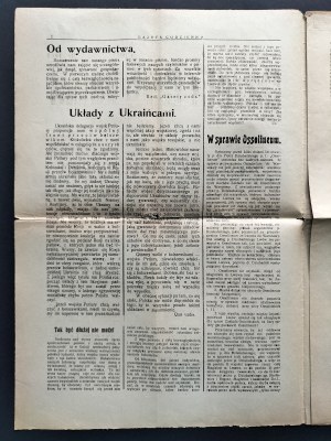[Upper Silesia] GAZETA CODZIENNA. No. 3441 Lviv [1919].