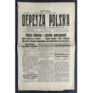DEPESZA POLSKA. Nr 116. Lwów [1919]