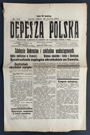 POLISH DEPRESSA. No. 116 Lviv [1919].