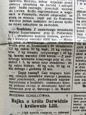 POLISH DEPRESSA. No. 116 Lviv [1919].