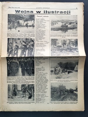 LVIV NEWSPAPER. Journal for the Galician District. 6 issues from 1941.