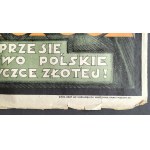 [plakat] NOWAKOWSKI Bogdan - JAK NA OPOCE OPRZE SIĘ PAŃSTWO POLSKIE NA POŻYCZCE ZŁOTEJ. Warszawa [1920]