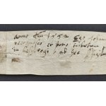 [SKARB KORONNY] KOZIEROWSKI Jan h. Jelita czyli Koźlerogi - kwit zapłacenia podatku. Kozierogi [1552]