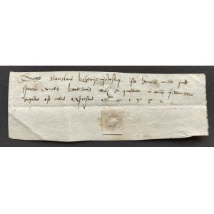 [Crown Treasury] KRZEMIENIOWSKI Stanisław h. Doliwa [?] - Receipt for payment of tax [1552].
