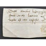 [Crown Treasury] KRZEMIENIOWSKI Stanisław h. Doliwa [?] - Receipt for payment of tax [1552].