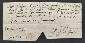 [CORONNA SKARB] WIŚLICKI Jan [de Wislicza] - prebendary of the Kraków convent of the Holy Spirit [Order of the Canons of the Holy Spirit de Saxia] Prądnik Biały [1565].