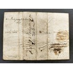 [SKARB KORONNY] TREMBECKI Antoni Zygmunt z Łapszowa h. Prus - Kwit pobrania z klasztoru jezuitów w Zielenic [1698]