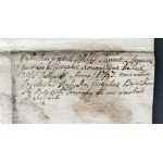 ALBERTRANDI Jan Chrzciciel - DYSPENSA od podwójnych zapowiedzi dla pragnących się pobrać Tomasza ZDANOWSKIEGO i Józefy KONOPCZYNY, wdowy, dana w Warszawie w parafii kolegiackiej św. Jana Chrzciciela 25 lutego 1797 roku.