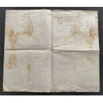 ALBERTRANDI Jan Chrzciciel - DYSPENSA od podwójnych zapowiedzi dla pragnących się pobrać Tomasza ZDANOWSKIEGO i Józefy KONOPCZYNY, wdowy, dana w Warszawie w parafii kolegiackiej św. Jana Chrzciciela 25 lutego 1797 roku.