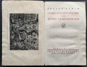[Issue 1] TUWIM Juljan - Czary i czarty polskie oraz wypisy czarnoksięskie. Warsaw [1924].