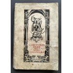 [Wyd.1] TUWIM Juljan - Czary i czarty polskie oraz wypisy czarnoksięskie. Warszawa [1924]