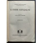 [Wyd.1] KRETSCHMER Ernest - Ludzie genjalni. Warszawa [1934]