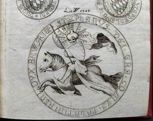 [Stolberg - Swiniary][Seal and German coins] MÜNZ - Sammlung. B.m. [ca. mid-19th century].