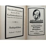 [porcelana, fajans - przewodnik dla kolekcjonerów] FÜHRER für Sammler von Porzellan und Fayence, Steinzug, Steingut usw […]. Berlin [1919]