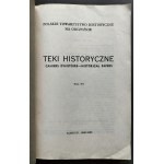 [Polskie Towarzystwo Historyczne na Obczyźni] TEKI HISTORYCZNE. Tom XV. Londyn [1966 - 1968]