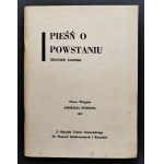 [Dedykacja][MARCZAK-OBORSKI Stanisław] JASIŃSKI Zbigniew - Pieśń o Powstaniu. Z Objazdu Teatru Ossetyńskiego Po Stanach Zjednoczonych i Kanadzie. Detroit [1957]